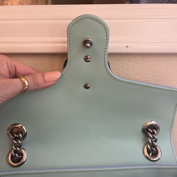 Gucci Multicolor Diagonal Marmont Matelassé Shoulder Bag - Picture 10 of 15